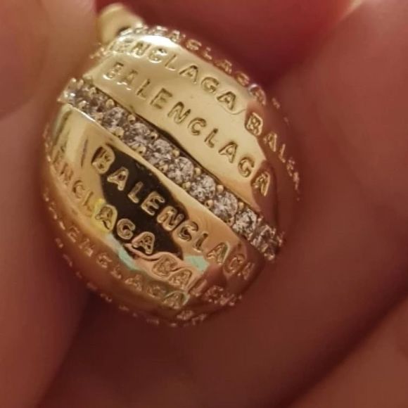 💎146💎 Beautiful Earrings 24k Gold Plated & Cubic Zirconium CZ - Picture 7 of 13